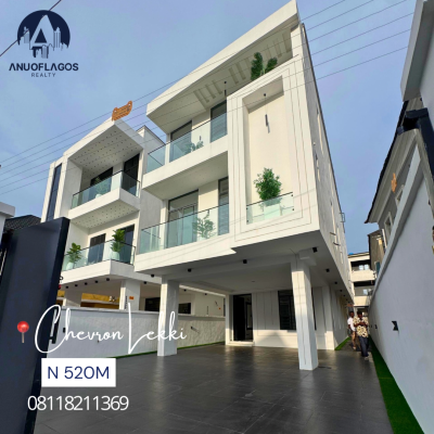 5 Beds Detached Duplex with a Pool, Ajah, Lagos, House for Sale