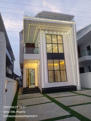 Luxury 5bedroom Fully Detached Duplex with Bq and Swimming Pool, By Blenco Supermarket, Sangotedo, Ajah, Lagos, Detached Duplex for Sale