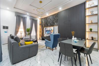 Luxury Sharp 4 Bedrooms Apartment with Ps5 & Swimming Pool, Orchid Road, Lekki, Lagos, Flat / Apartment Short Let