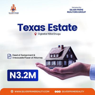 Texas Estate, Ogbeke, Enugu, Enugu, Mixed-use Land for Sale