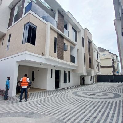Newly Built 4 Bedroom Terrace Duplex with Bq, Lekki Phase 1, Lekki, Lagos, Terraced Duplex for Sale