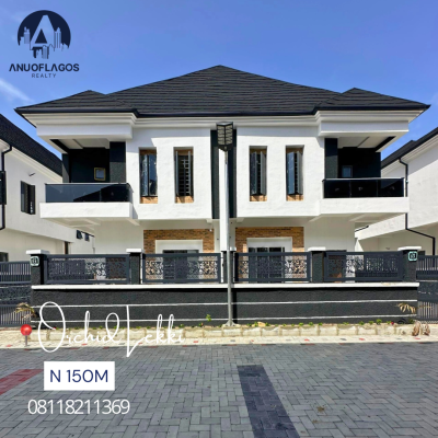 Fully Serviced and Spacious 4 Bedroom Duplex with Bq, Lekki, Lagos, Semi-detached Duplex for Sale