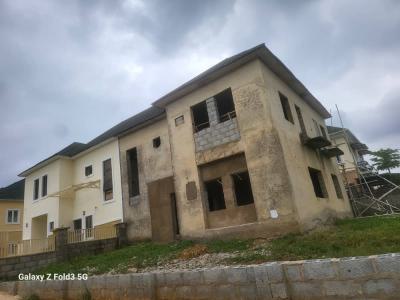 4 Bedroom Carcass Duplex, Riverpark Estate Along Airport Road, Lugbe District, Abuja, Semi-detached Duplex for Sale
