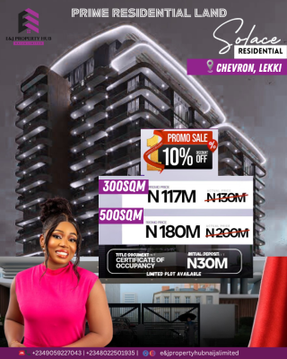 Prime Residential Land in a Developed Neighborhood, Chevron Drive, Lekki, Lagos, Residential Land for Sale