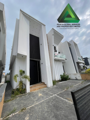 4 Bedroom Fully Detached Duplex with Bq, Chevron, Lekki, Lagos, Detached Duplex for Sale