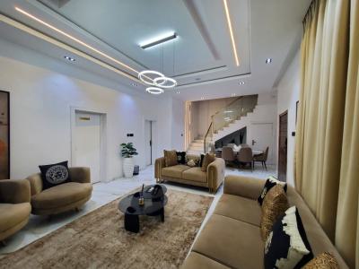 Luxury Furnished 4bedroom Terrace Duplex with Modern Amenities, Off Gbangbaba, Ikate Elegushi, Lekki, Lagos, House for Rent