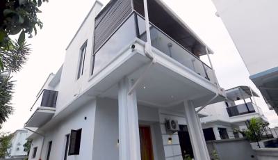 Modern 4 Bedroom Self Compound Duplex with 2 Sitting Rooms & 2 Balconies, Off Isaac John Street, Ikeja Gra, Ikeja, Lagos, House Short Let