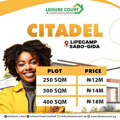 400sqm Land, Citadel Sabo Gida, Life Camp, Abuja, Residential Land for Sale