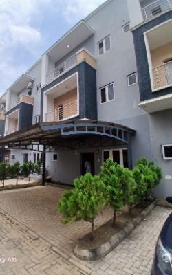 Well Fintastefully Built 3 Bedrooms Terrace Duplex with a Bq and Acs., Gilmor Area, Jahi, Abuja, Terraced Duplex for Rent