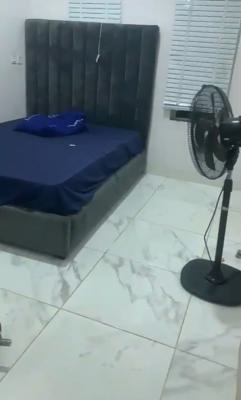 Furnished Downstairs Bedroom Inside a Furnished Shared Apartment, Ikota Villa Estate, Ikota, Lekki, Lagos, Self Contain (single Rooms) for Rent