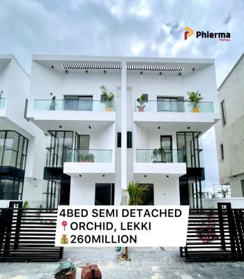Luxury 4 Bedroom Semi Detached, Orchid, Lekki, Lekki, Lagos, Semi-detached Duplex for Sale