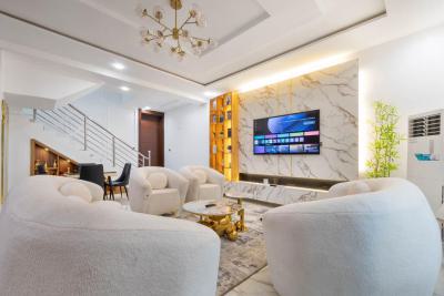 Luxury 4 Bedroom House with Cinema, Pool and Gym, Adeniyi Jones, Ikeja, Lagos, House Short Let