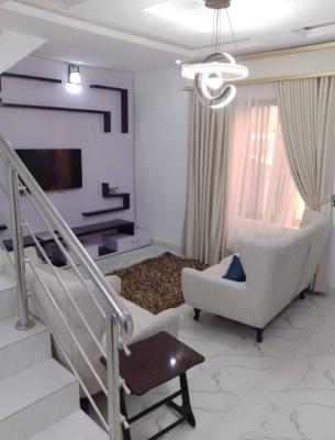 Fully Serviced and Furnished 3 Bedroom Duplex with a Room Bq, Off Allen Avenue, Allen, Ikeja, Lagos, Semi-detached Duplex for Rent