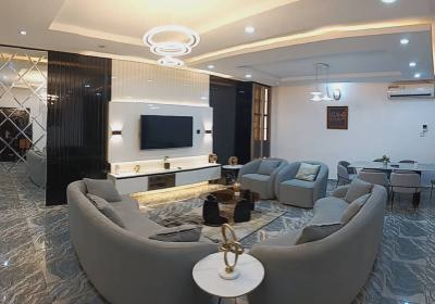 Well Furnished 3 Bedroom Apartment, Awuse Estate, Opebi, Ikeja, Lagos, Flat / Apartment Short Let
