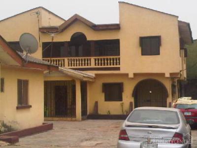 Multi Duplex (3 Flats) + Bungalow with 3 Flats Almost 2 Plots Land, 25 Adenle Road, Gowon Estate., Egbeda, Alimosho, Lagos, Detached Duplex for Sale