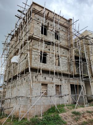 Distress Carcass 5 Bedroom Terrace Duplex, Off Shepherd House Assembly Church., Apo, Abuja, Terraced Duplex for Sale
