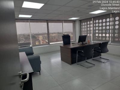 Open-plan Office Space Measuring 290sqm on The 2nd Floor, Alagomeji, Yaba, Lagos, Office Space for Rent
