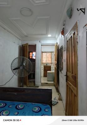 a Roomself at Bq with Kitchen Cabinet and Secure Compound,, Victoria Street, Ojota, Lagos, Self Contain (single Rooms) for Rent