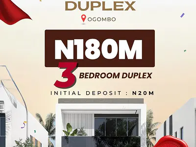 3-Bedroom Duplex + BQ — Ogombo, Ajah, Lagos