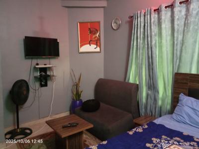 One Bedroom Self-contain with Inverter, Alaguntan, Off Mobil Road, Ilaje, Ajah, Lagos, Flat / Apartment Short Let