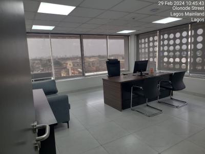 Open-plan Office Space Measuring 290sqm on The 2nd Floor, Alagomeji, Yaba, Lagos, Office Space for Rent