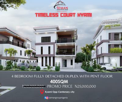 4 Bedroom Fully Detached Duplex with Pent Floor, Kyami Opposite Centinary City, Kyami, Abuja, Residential Land for Sale