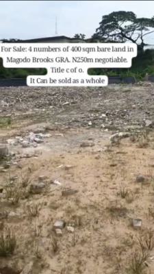 4 Numbers of 400 Sqm Bare Land, Magodo Brooks Gra, Kosofe, Lagos, Land for Sale
