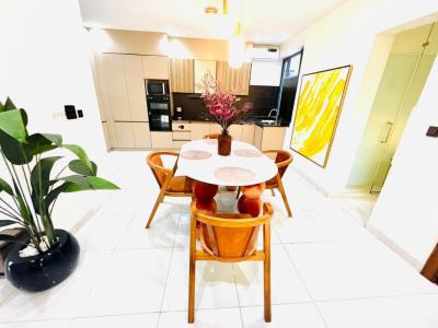 Luxury Furnished 3 Bedrooms with Bq Pool 24 Hours Light, Lekki Phase 1, Lekki, Lagos, Flat / Apartment for Rent