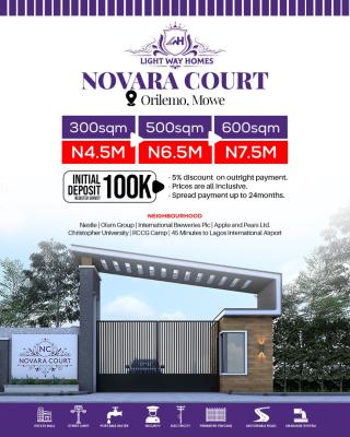 Land, Mowe Ofada, Ogun, Mixed-use Land for Sale