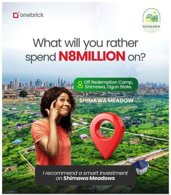 Land with Rccg Certificate of Occupancy C of O, Shimawa Meadows Strategically Near Rccg New Auditorium, Km 46, Ogun, Residential Land for Sale