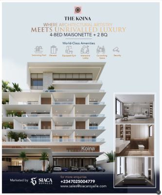 Luxury 3-bedroom Apartment with 2 Bq, Lekki Phase 1, Lekki, Lagos, House for Sale