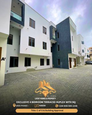 Exclusive 4 Bedroom Terraced Duplex with Bq, Lekki Phase 1, Lekki, Lagos, Terraced Duplex for Sale