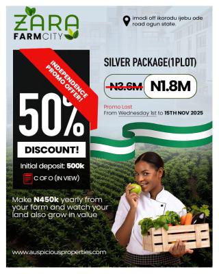 at Zara Farm City, Your Land Is Not Just an Asset---its a Source of Sus, Ijebu East, Ogun, Commercial Land for Sale