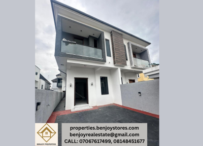 2 Unit of 4 Bedroom Detached Duplex, Chevron, Lekki, Lagos, Detached Duplex for Sale