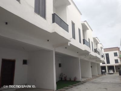 Brand New Serviced 4 Bedroom Terrace Duplex + Bq, Chevron Toll Gate, Lekki Expressway, Lekki, Lagos, Terraced Duplex for Rent