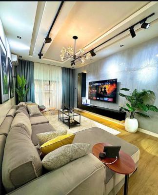 Luxury and Spacious 3 Bedroom Apartment with Ps5, Wuse 2, Abuja, Flat / Apartment Short Let