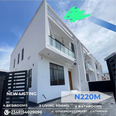 4-bedroom Terrace Duplex in Idado, Lekki, Lagos, Idado Estate, Lekki, Lagos, Terraced Duplex for Sale