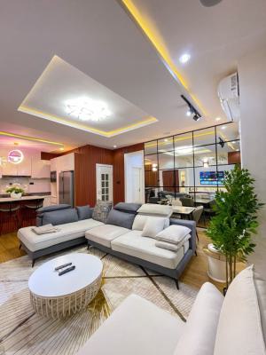 Luxury 2 Bedroom Fully Automated with Alexa, Swimming Pool,ps5 &snooke, Platinum Way Ikate, Ikate Elegushi, Lekki, Lagos, Flat / Apartment Short Let