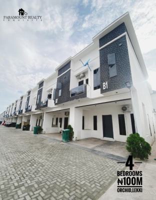 Luxurious Contemporary 4 Bedroom Deluxe Terraced  Duplex with Bq, Orchid, Lekki, Lagos, Terraced Duplex for Sale