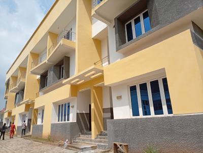 Tastefully Finished 4 Bedroom Terraced Duplex with a Room Bq, Guzape District, Abuja, Terraced Duplex for Rent