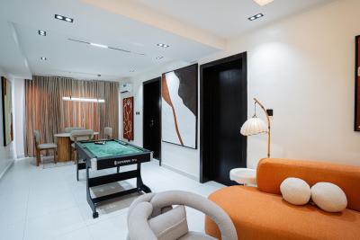 Luxury 2 Bedroom Apartment with Snooker & Ps5, Ikate, Lekki, Lagos, Flat / Apartment Short Let