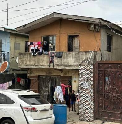 a Storey Building Sitting on Half a Plot of Land, Gra, Ogudu, Lagos, Block of Flats for Sale