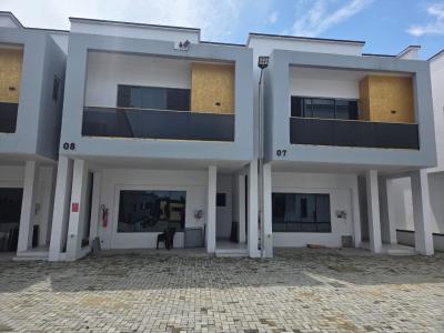 3 Bedroom Terrence Duplex with Bq, Inside Ajayi Apata Estate, Sangotedo/zularich Residence Phase 1, Sangotedo, Ajah, Lagos, Terraced Duplex for Sale