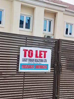 3 Bedroom Terrace Duplex Plus Bq, Naf Valley Estate, Asokoro District, Abuja, Terraced Duplex for Rent