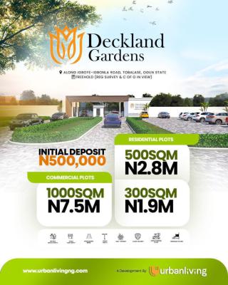 Plots of Land for Sell, Tobalase/along Ignoye-igbonla Road/ Deckland Gardens 2, Ijebu East, Ogun, Mixed-use Land for Sale