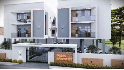 2 Bedroom Apartment with Bq, Atlantic Nominee Estate/oranje Apartment, Ajah, Lagos, Block of Flats for Sale