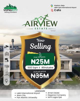 Plots of Land, Aiyetoro Scheme/airview Estate, Ibeju Lekki, Lagos, Mixed-use Land for Sale