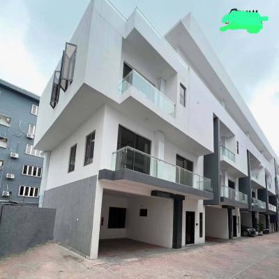 Brand New Serviced 4 Bedroom Terrace Duplex + Bq, Swimming Pool, Oniru, Victoria Island (vi), Lagos, Terraced Duplex for Rent