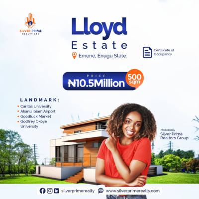 Land, Lloyd Estate, Emene, Enugu, Enugu, Mixed-use Land for Sale