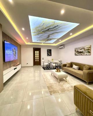 Cossy Beautiful 3 Bedrooms Terrace, Guzape District, Abuja, House Short Let